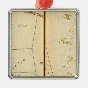 Greenburg, New York 7 Metal Tree Decoration