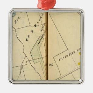 Greenburg, New York 9 Metal Tree Decoration