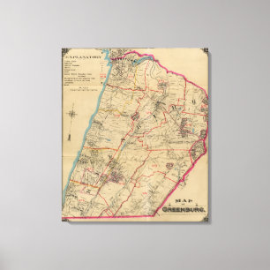 Greenburg, New York Canvas Print