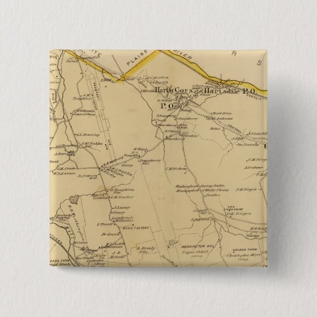 Greenburgh, New York 15 Cm Square Badge (Front)