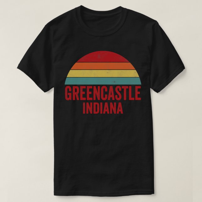 Greencastle Indiana T-Shirt (Design Front)