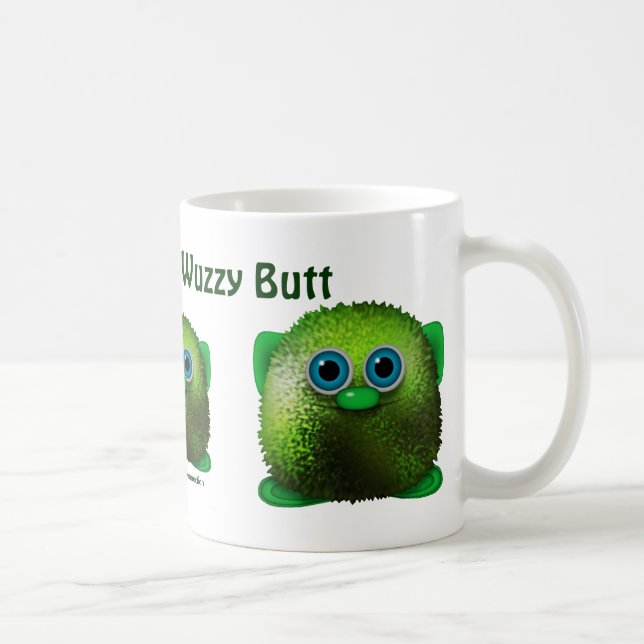 Greendle the Cuddly Wuzzy-Butt Drinking Mug (Right)