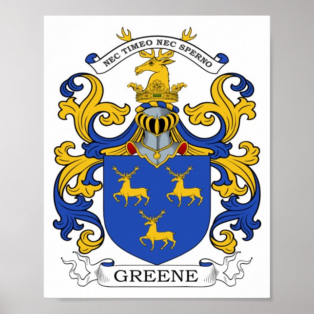 Greene Custom Poster (Front)
