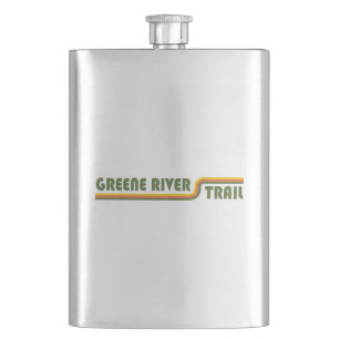 Greene River Trail Pennsylvania Hip Flask