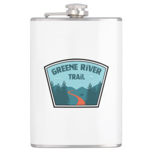 Greene River Trail Pennsylvania Hip Flask
