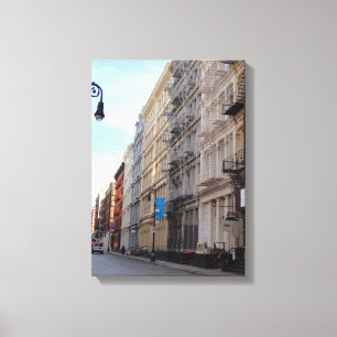Greene Street SoHo Cast Iron Architecture New York Canvas Print
