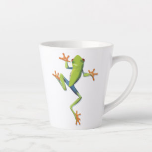 Greenery Amphibian Tree-Frog Latte Mug