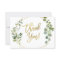 Greenery and gold Baby Shower thank you card