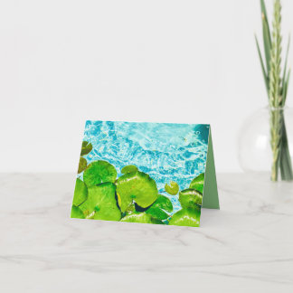 Greenery and Water Card