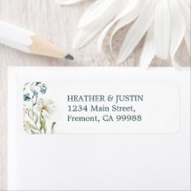 Greenery and white flowers elegant wedding