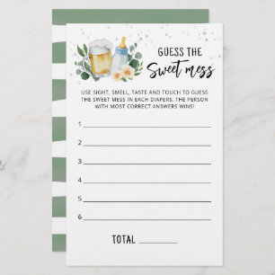 Greenery Baby Is Brewing Guess the Sweet Mess Game