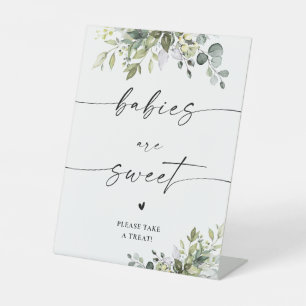 Greenery Baby Shower Babies Are Sweet Sign