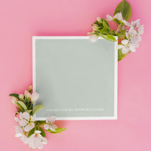 Greenery  Baby Shower Napkin