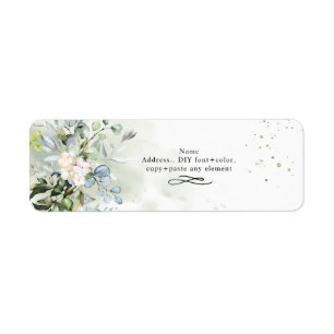 Greenery, Blue Gum Eucalyptus Return Address