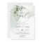 Greenery Boho It's A Girl Baby Shower Invitation