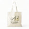 Greenery Botanical Floral Bridesmaid Tote Bag