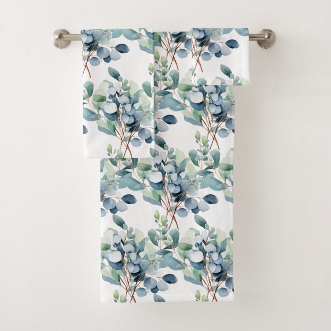Greenery Botanical Nature Towel Set (Insitu)