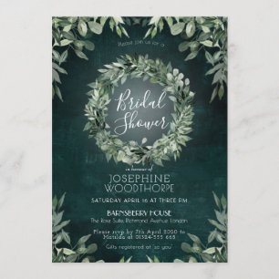 Greenery Bouquet Wedding Suite Invitation