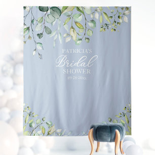 Greenery Bridal Shower Backdrop Photo Prop Tapestry