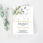 Greenery Bridal Shower Brunch invitation<br><div class="desc">Greenery bridal shower brunch invite</div>
