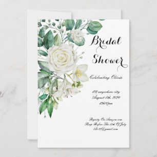 GREENERY BRIDAL SHOWER INVITATION