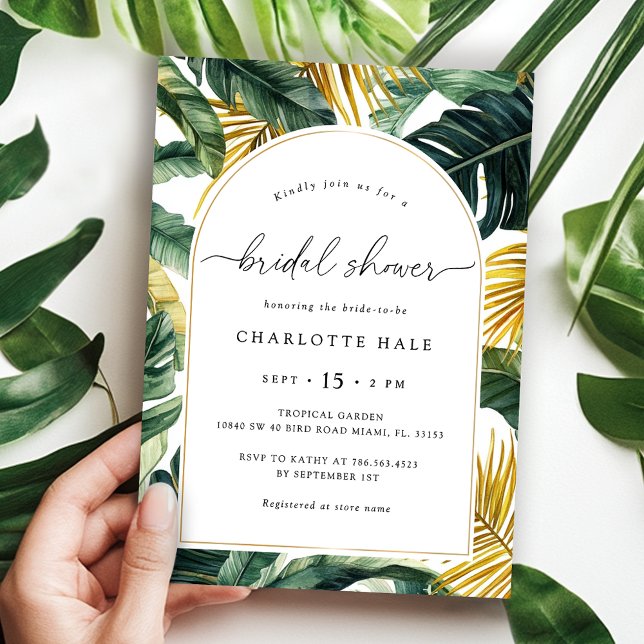 Greenery Bridal Shower Invitation (Creator Uploaded)