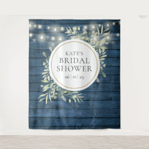 Greenery Bridal Shower Photo Booth Backdrop Tapestry
