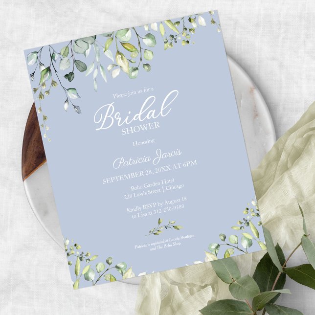 Greenery Budget Bridal Shower Invitations (Creator Uploaded)