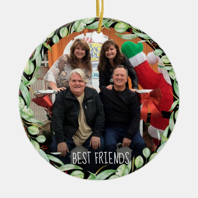 Greenery Ceramic Tree Decoration (Front)