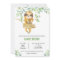 Greenery Cute Sloth Baby Shower Boy