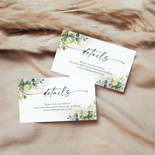 Greenery Details Enclosure Card (Creator Uploaded)