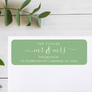 Greenery Elegant Green Future MR and MRS Address