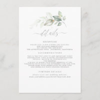 Greenery Elegant Romantic Wedding Details