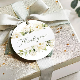 Greenery elegant rose wedding favour tags