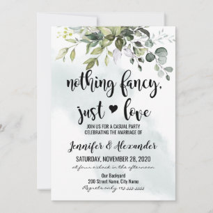 Greenery Elopement Wedding