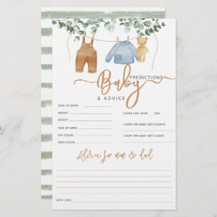 Greenery eucalyptus Boho Baby Shower Geme