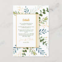Greenery eucalyptus Classic formal wedding