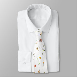 Greenery Eucalyptus Floral Wedding Groomsmen Gift Tie