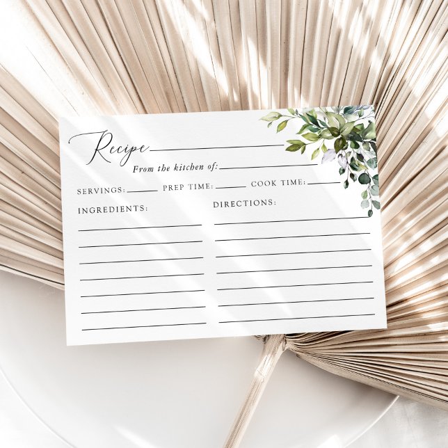 Greenery, Eucalyptus Leaves, Bridal Shower Recipe (Creator Uploaded)