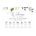 Greenery, Eucalyptus Leaves, Wedding Timeline