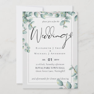 Greenery Eucalyptus Lilac Lemon Grey Wedding