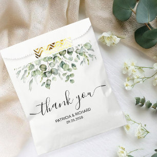 Greenery Eucalyptus Wedding Favour Bags