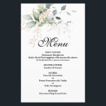 Greenery Eucalyptus wedding Menu Card<br><div class="desc">Greenery Eucalyptus wedding menu card</div>