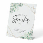 Greenery Eucalyptus Wedding Sparkler Send Off