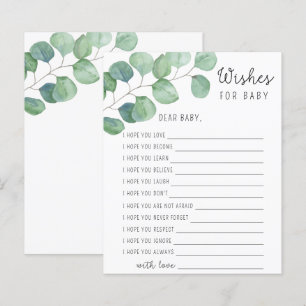 Greenery Eucalyptus - Wishes for baby