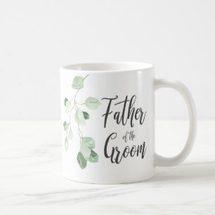 Greenery Father of the Groom Wedding Mug