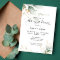 Greenery Floral Gold Foil Leaves Rehearsal Dinner