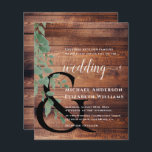 Greenery Foliage Eucalyptus Wedding Invitation<br><div class="desc">Elegant Greenery foliageEucalyptus Green Wedding Invitation. simple and modern Watercolor Eucalyptus Leaves. To be completed with your details easily and quickly. Check my shop to see the entire suite for this design.</div>