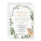 Greenery Gender neutral deer couples baby shower