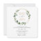 Greenery Gold Geometric Frame Elegant Wedding
